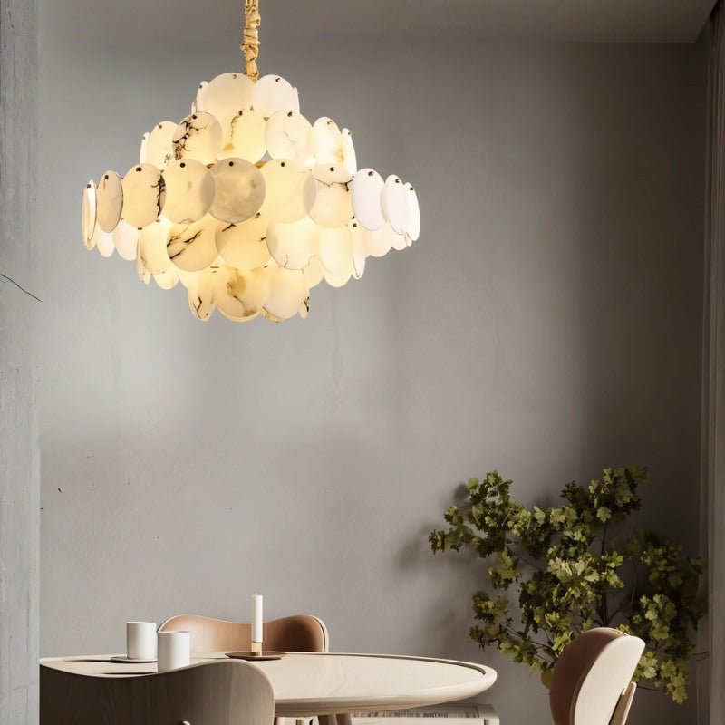 Caelum Alabaster Chandelier Light