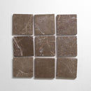 Cafe Tenayo 4"x4” Tumbled Marble Tile