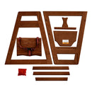 Wooden High Chair for Toddler - Stackable - Unassembled