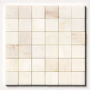 Calacatta Amber Honed Straight Mesh 2x2