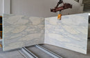Calacatta Olivia White Bookmatching Marble Slabs Polished - Full Truckload Honed 2 slabs bookmatching