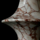 Calacatta red white & brown marble vase living room decor accent