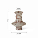Calacatta red white & brown marble vase living room decor accent