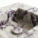 Calacatta Viola Marble Double Rectangular Wall Mount Sink - 22"x67"x8" - Honed