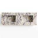 Calacatta Viola Marble Double Rectangular Wall Mount Sink - 22"x67"x8" - Honed