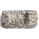 Calacatta Viola Marble Fluted Rectangular Wall Mount Vanity Top Sink - 20"x52"x6" - Honed