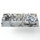 Calacatta Viola Marble Rectangular Wall-Mount Sink - 37"x18"x8" - Honed