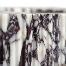 Calacatta Viola Marble Ribbed Rectangular Wall Mount Sink - 18"x32"x6" - Honed