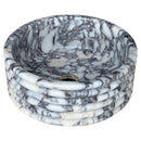 Calacatta Viola Marble Fluted Above-Vanity Bathroom Sink - Polished (D)16" x (H)6" angle view