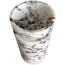 Calacatta Viola Marble Designer Pedestal Stand-Alone Sink (W)18" (L)18" (H)33" angle view