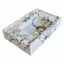 Calacatta Viola Marble U-Form Fluted Wall-Mount Sink - 28"x18"x6" - Honed