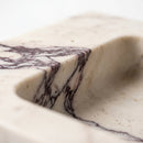Calacatta Viola Marble Rectangular Wall-Mount Sink with Integrated Tray - 18"x14"x5" - Polished