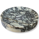 Calacatta Viola Marble Hand Sculpted Round Vessel Sink - Polished Finish 15.5x4.5