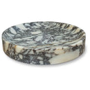 Calacatta Viola Marble Hand Sculpted Round Vessel Sink - Polished Finish 15.5x4.5
