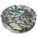 Calacatta Viola Marble Hand Sculpted Round Vessel Sink - Polished Finish 15.5x4.5