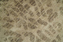 Camel and Taupe Modern leopard Design 8x10 Hand knotted wool area rug