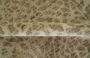 Camel and Taupe Modern leopard Design 8x10 Hand knotted wool area rug