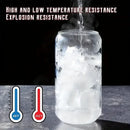 Can shaped glass drinking glasses set with straws – kitchen drinkware