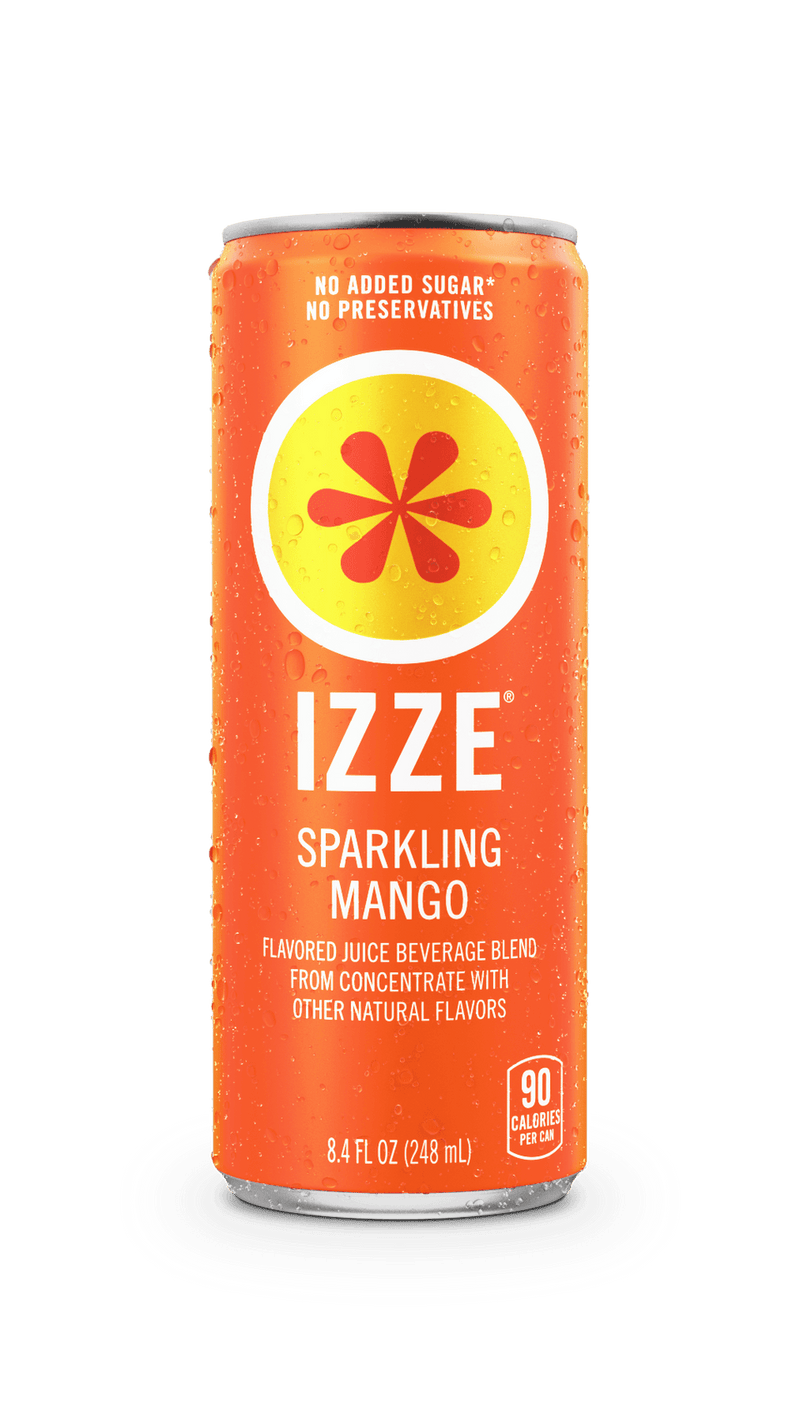 Izze Sparkling Mango Can (Pack of 6x4 - 8.4 Fl Oz)