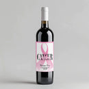 Cancer Warrior Wine Label