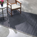 Cancun Shadow - Sand & Black Outdoor Rug for Patio