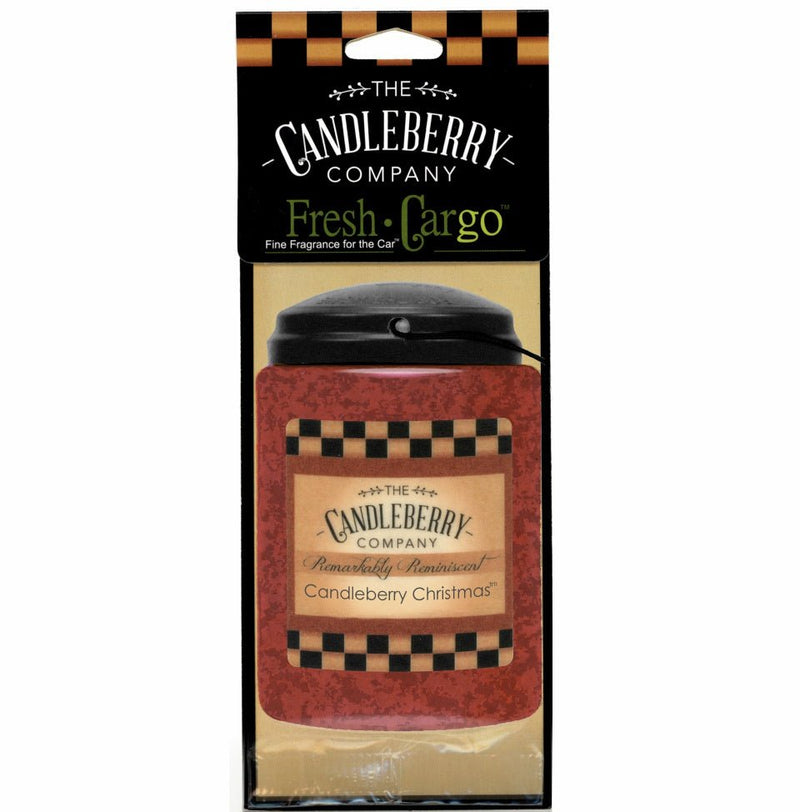 Candleberry Christmas™- "Fresh Cargo", Scent for the Car (2-PACK) (Collective)