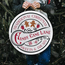 Candy Cane Lane Christmas Door Decorations