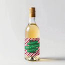 Candy Cane Mini Wine Label