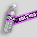 Candy Halloween Water Bottle Labels