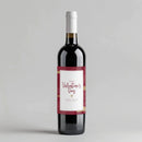 Cant Drink Flowers Valentines Day Wine Label