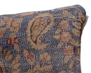 Canvello Antique Blue And Brown Pillows For Living Room - 16"x16"
