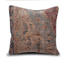 Canvello Antique Handmade Kerman Rug Pillow - 18"x18"