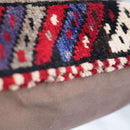Canvello Antique Handmade Rug Red Cushion - 14"x14"