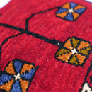 Canvello Antique Handmade Rug Red Cushions - 14"x14"