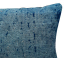 Canvello Antique Rug Dark Blue Throw Pillow - 18"x18"