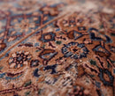 Canvello Antique Rug Light Brown Throw Pillows - 16"x16"