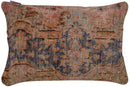 Canvello Antique Rug Navy Blue Throw Pillow - 16"x24"