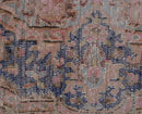 Canvello Antique Rug Navy Blue Throw Pillow - 16"x24"