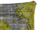 Canvello Antique Rug Olive Green Pillows - 16"x24"