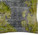 Canvello Antique Rug Olive Green Pillows - 16"x24"