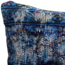 Canvello Antique Rug Royal Blue Throw Pillows - 16"x24"