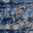 Canvello Antique Rug Royal Blue Throw Pillows - 16"x24"
