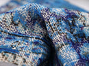 Canvello Antique Rug Royal Blue Throw Pillows - 16"x24"