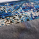 Canvello Antique Rug Royal Blue Throw Pillows - 16"x24"