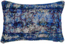 Canvello Antique Rug Royal Blue Throw Pillows - 16"x24"