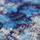 Canvello Antique Rug Royal Blue Throw Pillows - 16"x24"