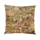 Canvello Beautiful Cushion with Antique Tapestry Design - 16' X 16'