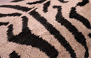 Canvello Black And Beige Tiger Print Throw Pillows | 16 x 24 in (40 x 60 cm)