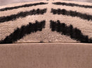 Canvello Black And Beige Tiger Print Throw Pillows | 16 x 24 in (40 x 60 cm)