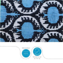 Canvello Black And Blue Throw Pillows | 18x18 | Set of 2